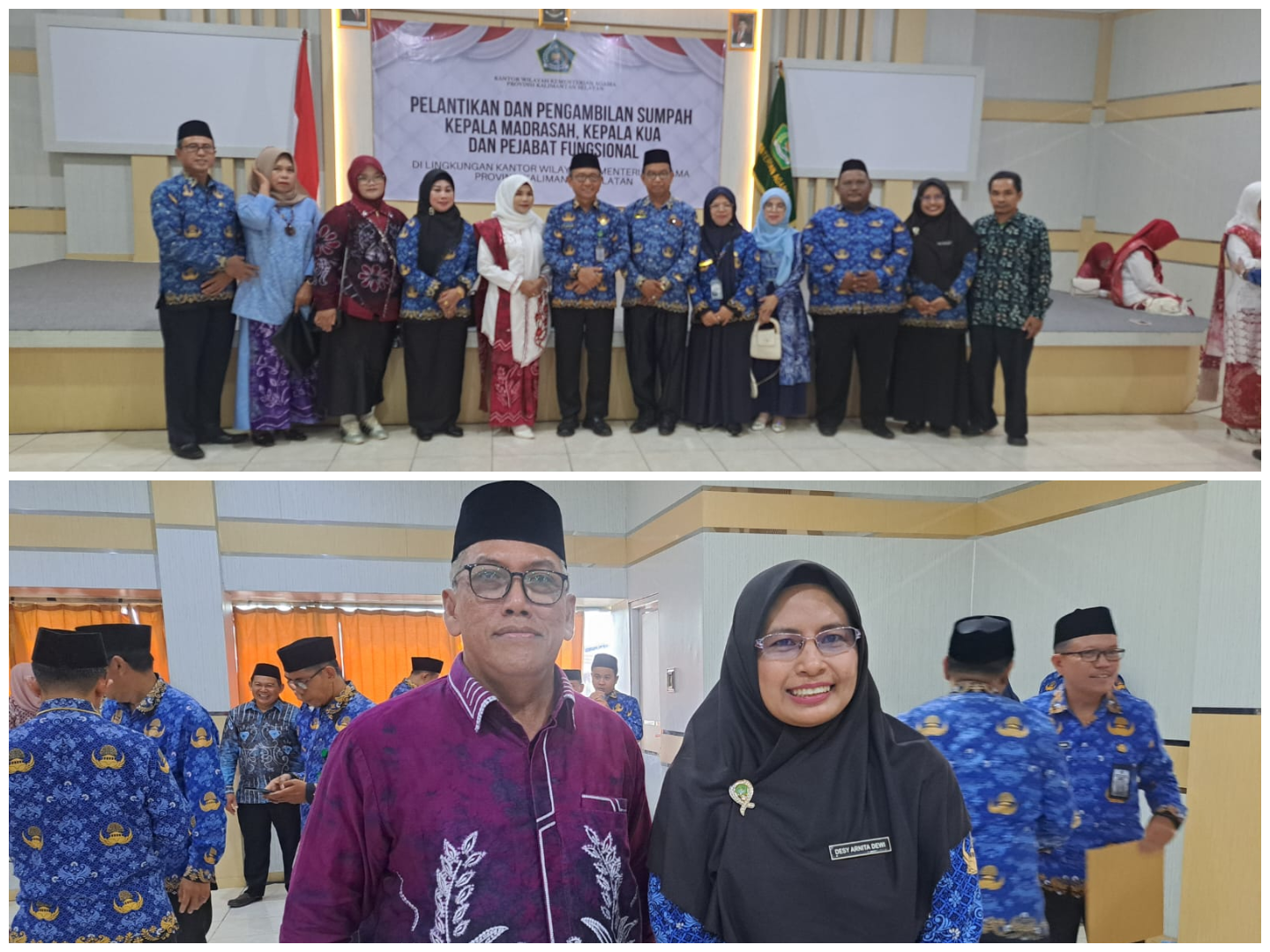 Guru MAN 2 Kota Banjarmasin Dilantik sebagai Kepala MIN 5 Kota Banjarmasin