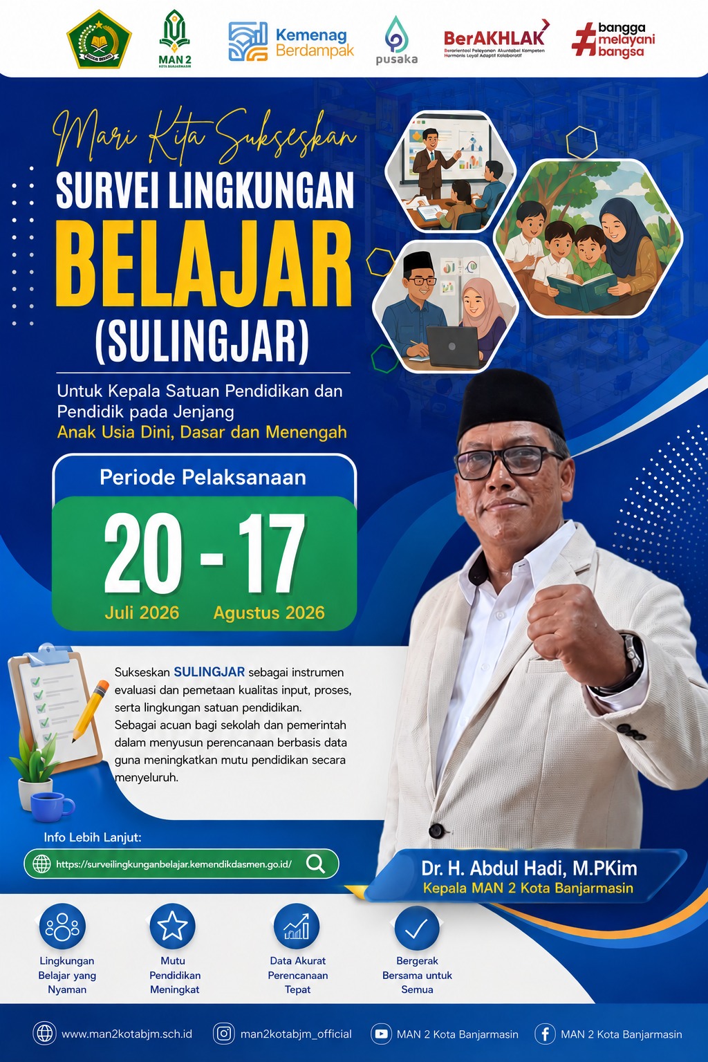 Pengisian Survei Lingkungan Belajar (SULINGJAR)